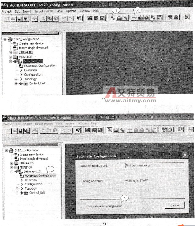 S120变频器的对驱动进行在线组态