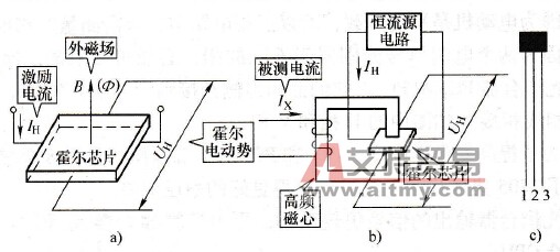 变频器电流霍尔元件采样检测