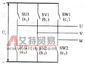 逆变器等效电路及其导通
