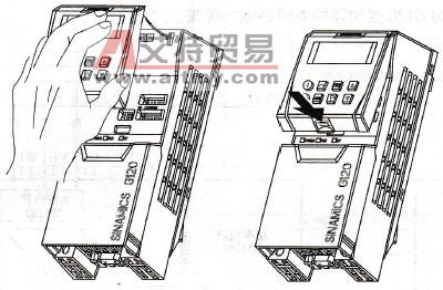 G120变频器BOP的安装与拆卸
