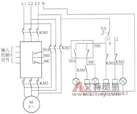 注塑机变频器电气控制原理图