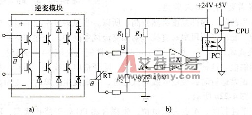 变频器的过热检测