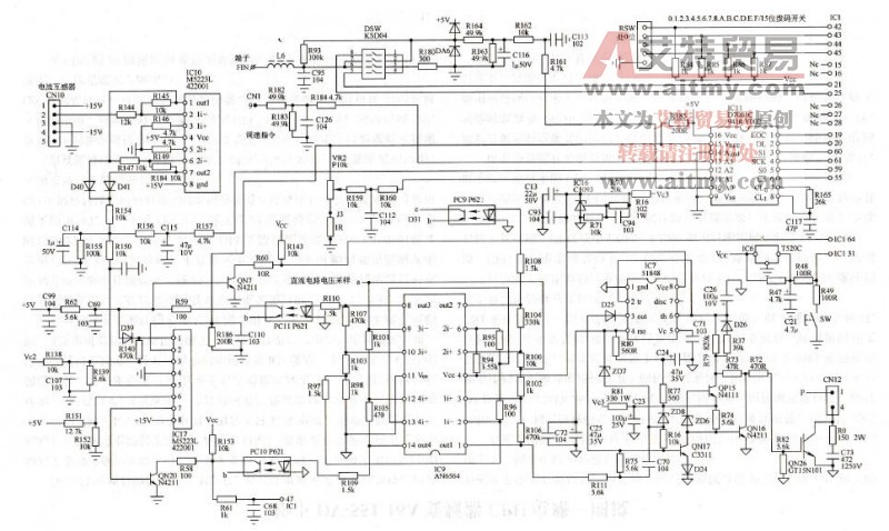 松下DV-55116A变频器CPU电路二图说
