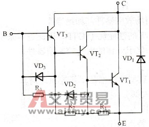 变频器中电力晶体管（又称大功率双极型晶体管