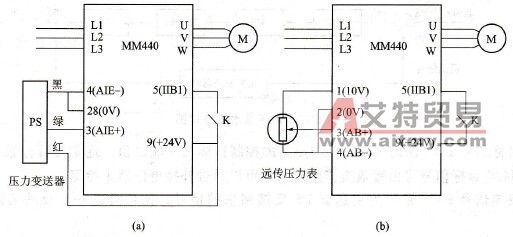 常见的压力变送器接线图