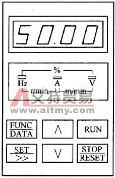 森兰BT40系列变频器的键盘配置