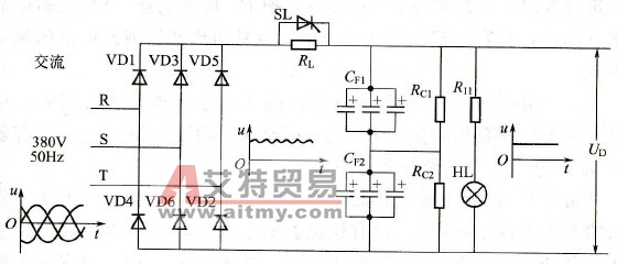 变频器控制的交-直变换电路
