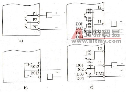 变频器是怎样提供外接开关量信号的