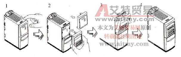 图3-5更换操作面板的方法
