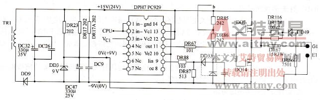 变频器驱动电路例图