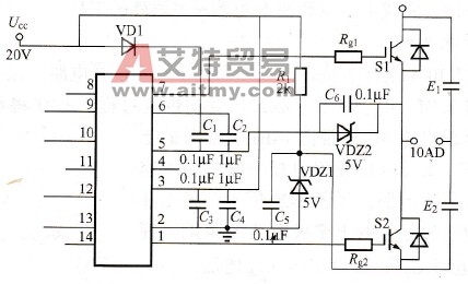 IR2110负压产生电路 IR2110负压产生电路