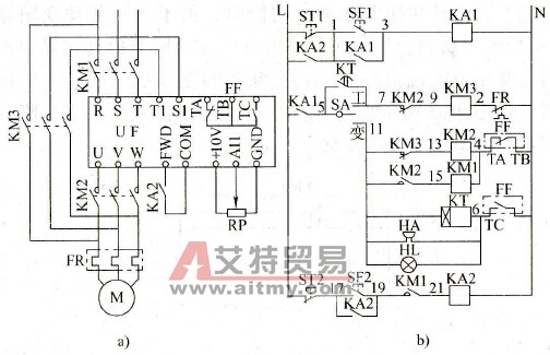怎样设计直接起动的故障切换电路