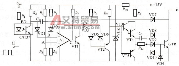 变频电源基极驱动电路组成及工作原理