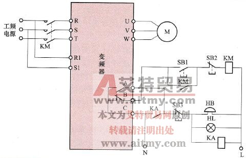 变频器跳闸保护电路