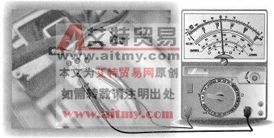 图3-51检测霍尔元件阻值
