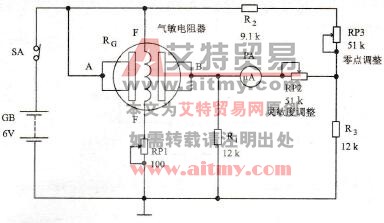 采用电流表检测气敏电阻器好坏的技术方法