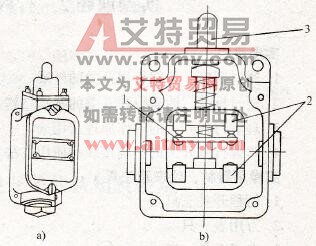 图1-11按钮式行程开关