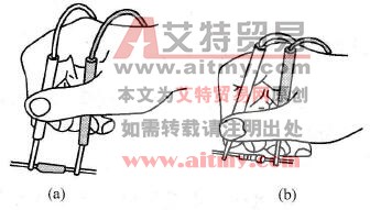 万用表表笔的握法