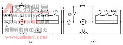 直流电动机能耗制动线路是怎样的