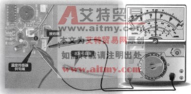 图3 96检测温度传感器供电电压 图3 96检测温度传感器供电电压