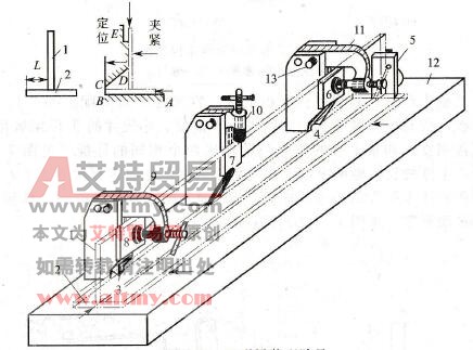  图7-12 T形梁装配胎具