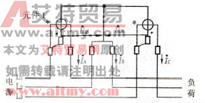怎样正确连接与安装直接接入式三相两元件电能表检测线路的接线