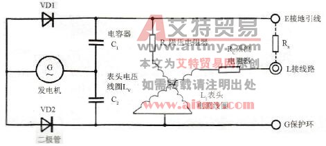 兆欧表电路原理图