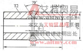 焊接接头及焊接坡口示意图