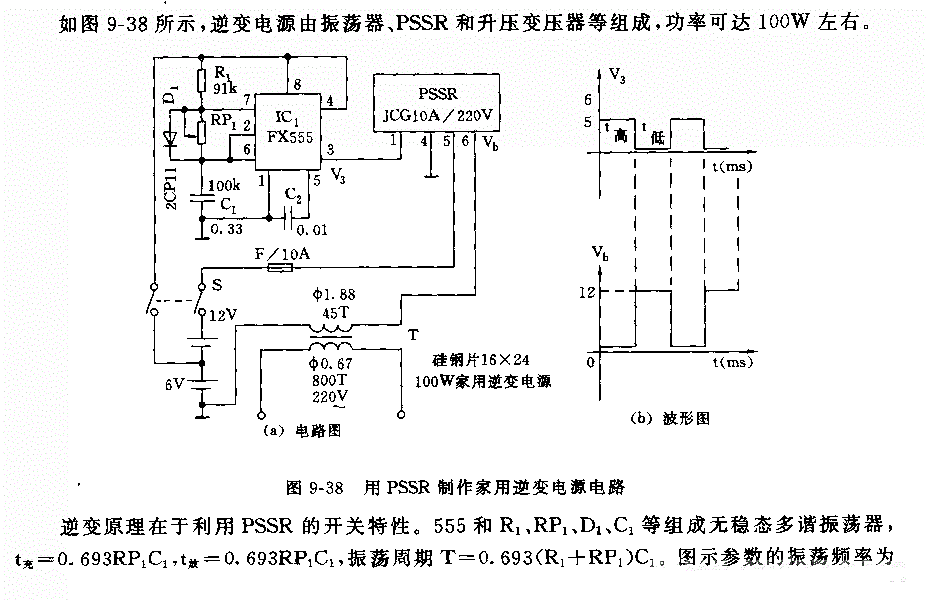 用PSSR制作家用逆变电源电路