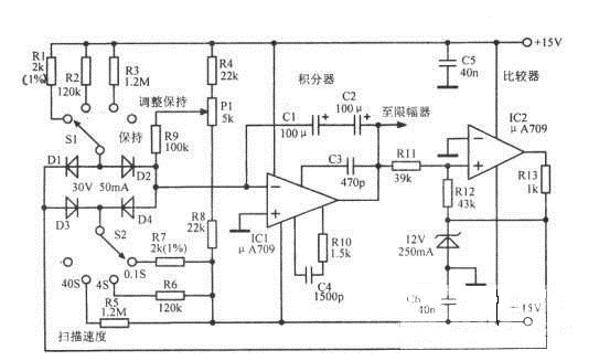 10Hz～100kHz斜坡信号振荡器
