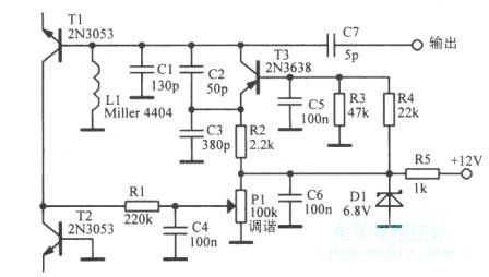 7MHz&#177;50kHz振荡电路