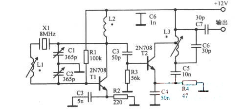 8MHz&#177;5kHz振荡电路