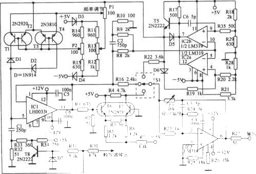 10Hz～2MHz函数振荡器