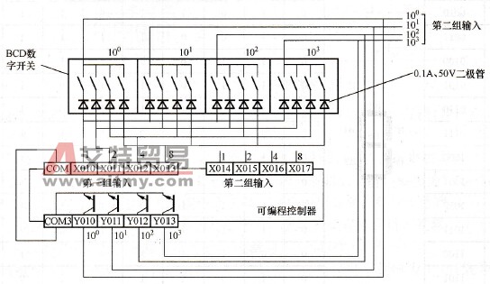 数字开关外围接线图