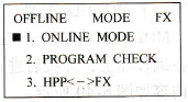 FX-20P-E手持编程器脱机( OFFLINE)编程方式