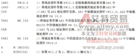 S7-300/400 PLC CAR指令