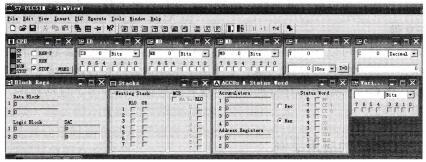 图5-53 S7-PLCSIM软件的界面