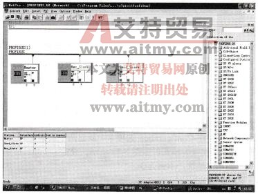 图6-73 PROFIBUS组态网络
