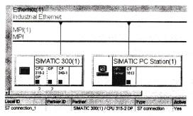 图6-30在NetPro中组态网络连接