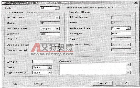 DP主从通信的组态