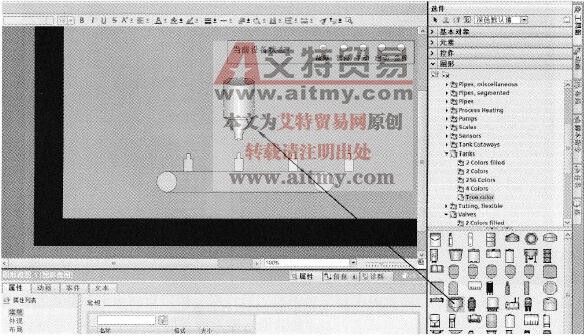 自动灌装生产线的上位监控系统中库和图形的使用
