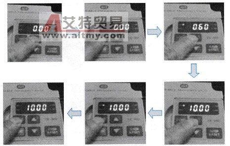 参数DRV-00值的设置步骤