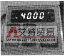 40Hz运行时变频器显示