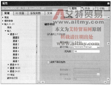 S7-1500 PLC的硬件中断OB