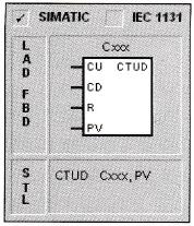 如何使用增/减计数器指令