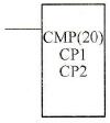 C200Hα系列PLC梯形图的单字比较指令CMP(20)