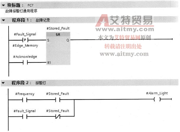  “报警”程序FC7