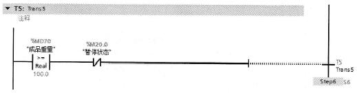 步S5的转换条件T5