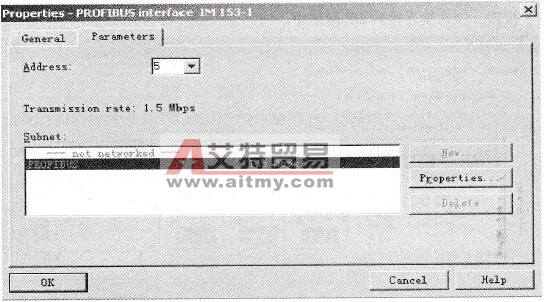 IM 153-1接口的参数设置