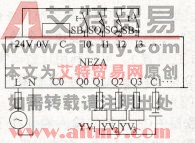 组合机床动力头控制PLC接线图